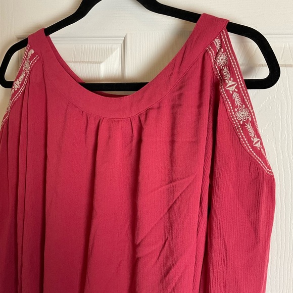 Knox Rose Womens Long Sleeve Cold Shoulder Dresses Size medium - Picture 7 of 11